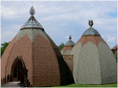Nomadic Jurta houses Hungary